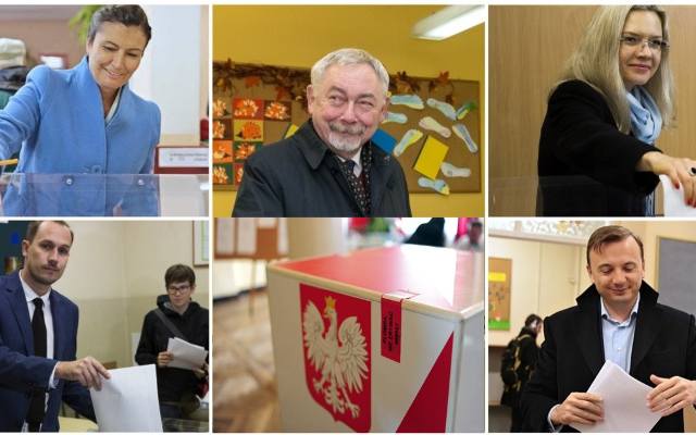 Wybory samorządowe 2018. Kandydaci na prezydenta Krakowa zagłosowali w wyborach [ZDJĘCIA]