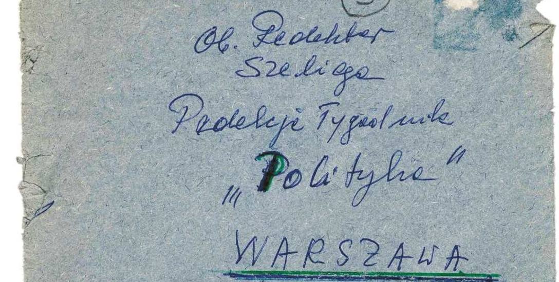 Koperta i list anonimowy krytykujący politykę zagraniczną i gospodarczą PRL, ze sprawy SB krypt. „Ameba”, 1975 r.
