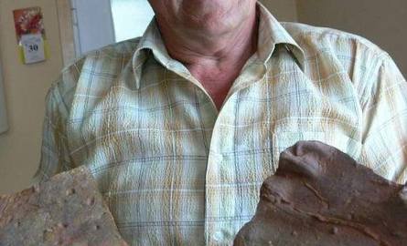 Odciski łap dinozaurów to pierwsze znalezisko Jacka Kwietnia.