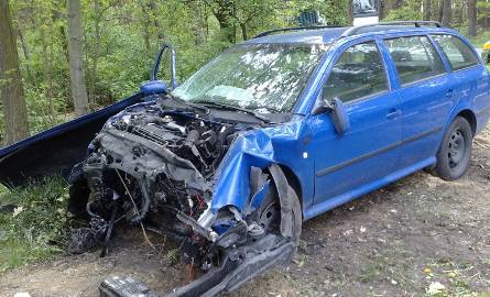 Na skrzyżowaniu Kożuchów-Zielona Góra-Kiełpin-Drzonków doszło do wypadku