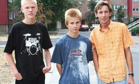 Od lewej: Marcin Urbanik, Maciek Legenza i Adam Zastawny. W ubiegły piątek wyciągnęli z wody trójkę dzieci.