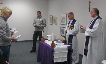 We wspólnej modlitwie w kaplicy, zarówno w Vancouver, jak i w Whistler, uczestniczyli polscy sportowcy.