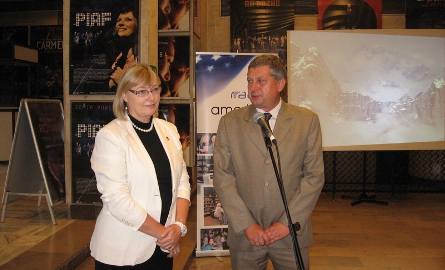 Alicję Orkiszewską przywitał w imieniu władz miasta wiceprezydent Krzysztof Ferensztajn