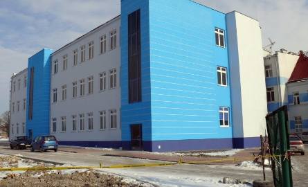 Nowy pawilon przy jędrzejowskim szpitalu jest już niemal na ukończeniu.