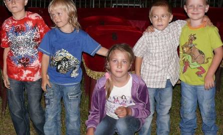 Dzieci z gminy Krasocin świetnie się bawiły w cyrku.