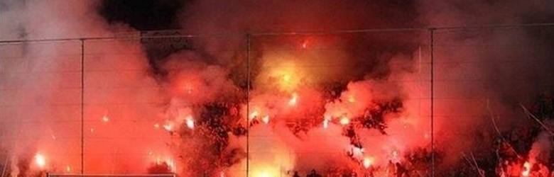 Fani APOEL-u podczas derbów Nikozji