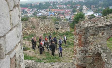 W programie było także zwiedzanie ruin iłżeckiego Zamku Biskupów Krakowskich