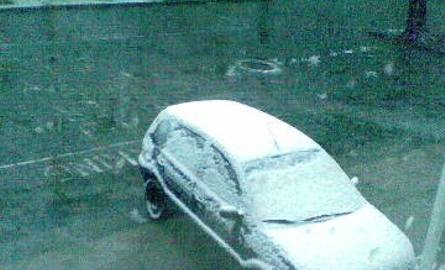 W Radomiu i regionie spadł... majowy śnieg