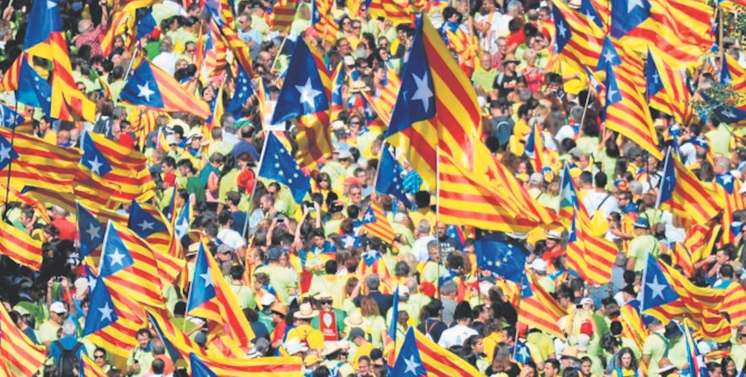 Katalończycy domagają się niepodległości dla swojego regionu