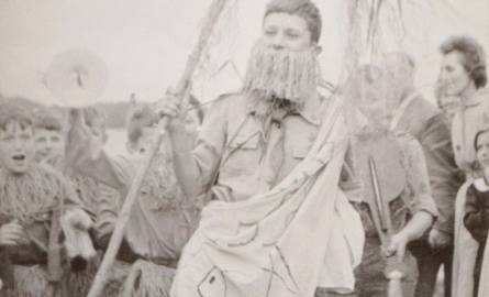 Ryszard Peryt sprzed lat, na zielonogórskim Winobraniu