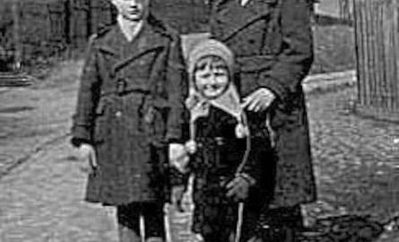 Trzej bracia Klemp - Zdzisław, Marian i najmłodszy Andrzej, 1938 rok