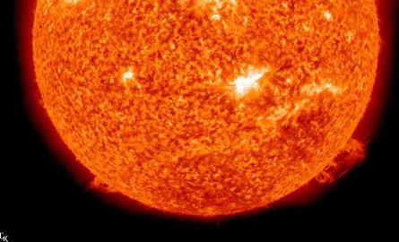 Wybuch na Słońcu. Wizualizacja przygotowana przez NASA