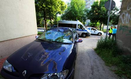 Na ul. Wrocławskiej w Zielonej Górze auto potrąciło rowerzystkę