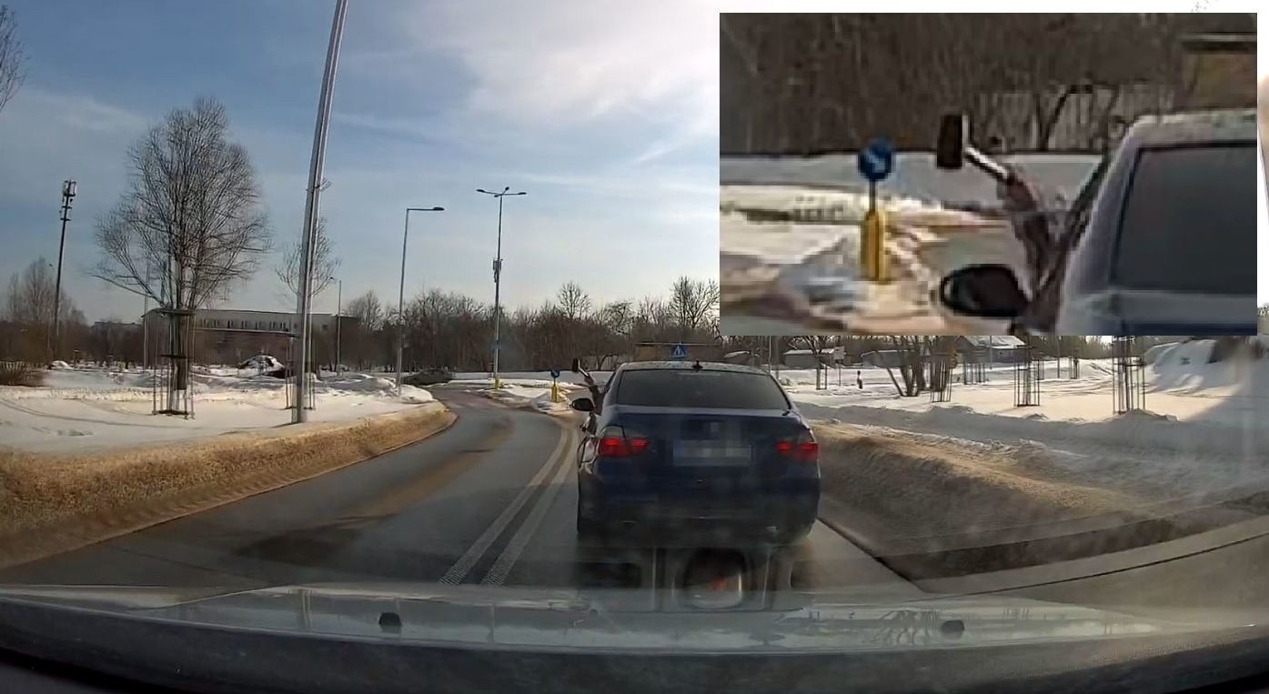 Agresywny kierowca BMW w Białymstoku. Zajechał drogę