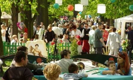 Tłumy kielczan przyszły na sobotni festyn europejski do parku miejskiego. Niestety, zabrakło wielu zapowiadanych atrakcji.