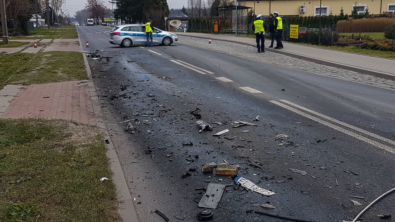 Śmiertelny wypadek w Konstantynowie Łódzkim. Samochód