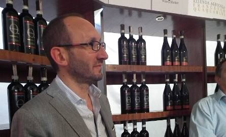 Współtwórcą win, które degustowano w sobotę w Radomiu jest Umberto Quaquarini.
