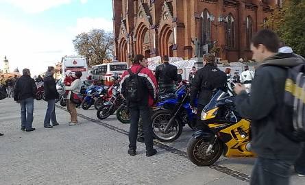 Motocykliści uczestniczyli w mszy św. w katedrze