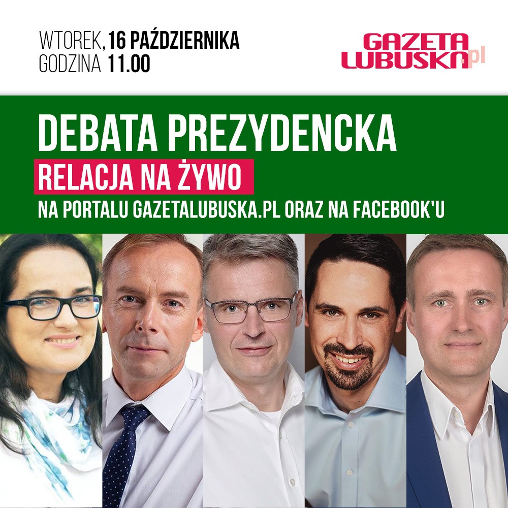 Debata Kandydatów Na Prezydenta Zielonej Góry We Wtorek 16 Października Obejrzyj Na żywo 4949