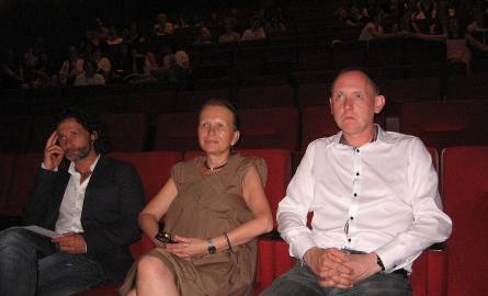 Jury : od lewej: Leszek Zduń, Sławomira Łozińska i Paweł Burczyk uważnie oglądało spektakle