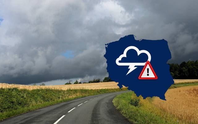 Środa z burzami – ostrzeżenia IMGW już od rana. Prognoza pogody na środę 24 lipca