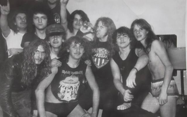 Lider Metalliki, James Hetfield, w hotelu w Katowicach przyszedł na wódkę do chłopaków z Wałbrzycha