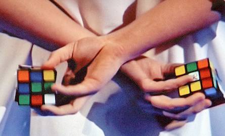 Marcin Kowalczyk w  "Mam talent" układał kostki Rubika