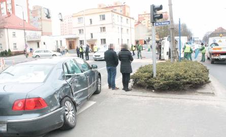 Zderzenie dwóch aut w Głogowie