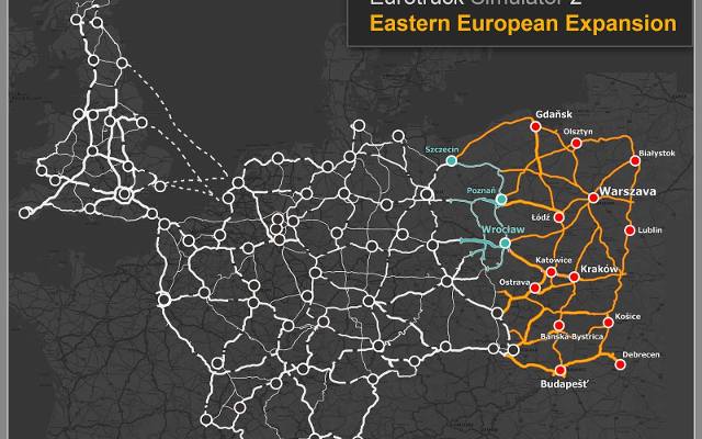 Euro Truck Simulator 2: Będą nowe polskie miasta