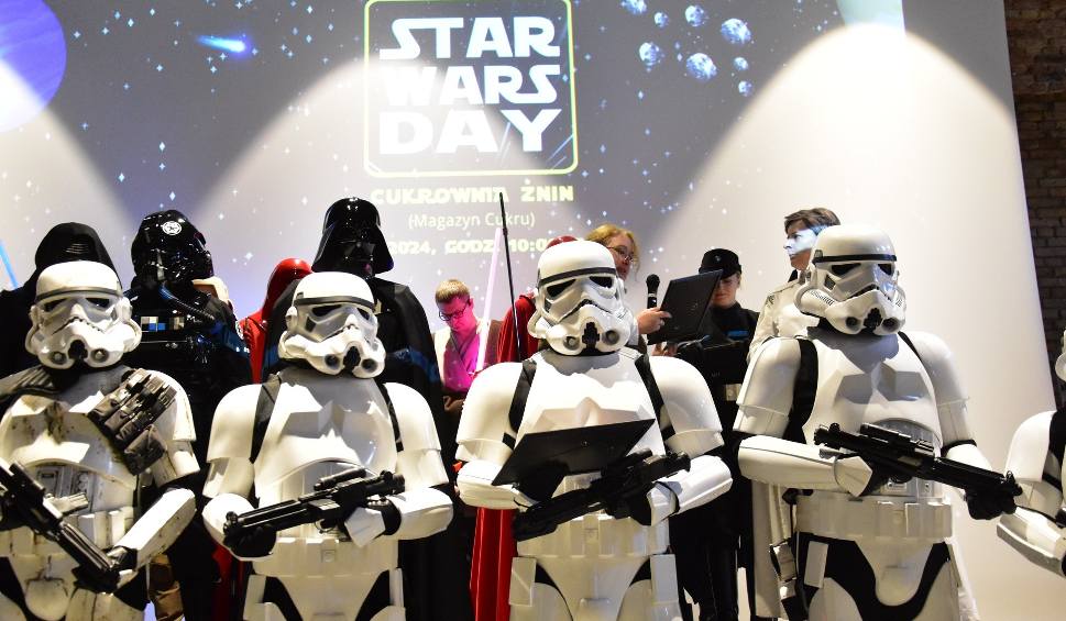 Film do artykułu: Star Wars Day 2024 w Żninie. W Cukrowni spotkali się miłośnicy Gwiezdnych Wojen. Zobacz zdjęcia i wideo 
