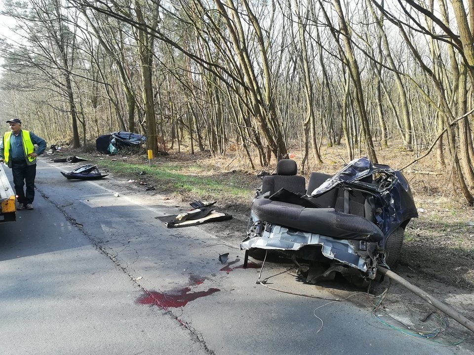 Tragiczny wypadek na drodze Nowa Sól Bytom Odrzański