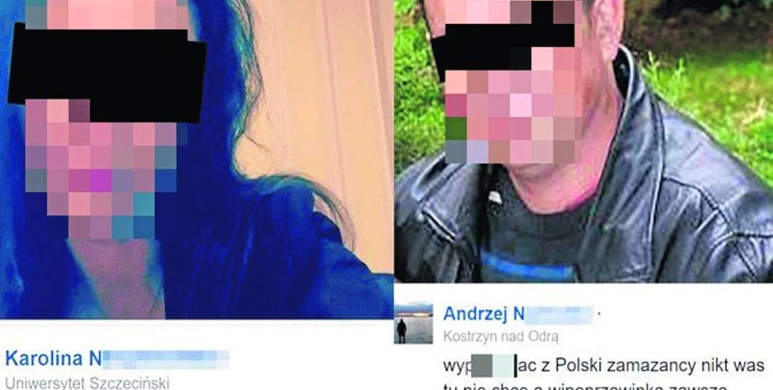 Obraźliwe wpisy na Facebooku zamieścili Karolina N. i Andrzej N. Prokuratura postawiła im zarzuty, sprawę zbada sąd