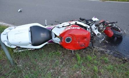 Wypadek w Borowie pod Lipnem. Zginął kierowca motocykla