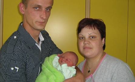 Bartosz Biernacki z rodzicami