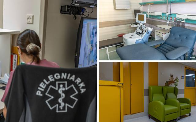 Remont Oddziału dla małych pacjentów po przeszczepie szpiku w Uniwersyteckim Szpitalu Dziecięcym w Krakowie dobiegł końca
