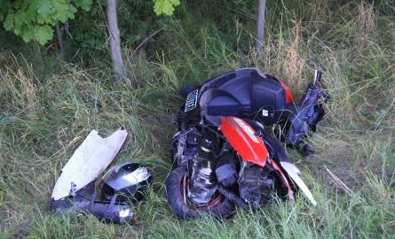 Zderzenie motocykla i...motoroweru. Dwie osoby ranne
