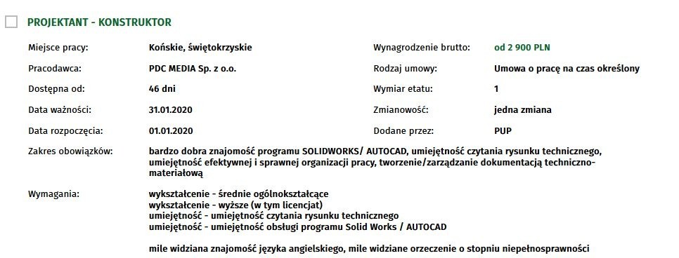 Zobacz oferty pracy z najwyższymi zarobkami w powiecie koneckim [TOP 20] - echodnia.eu