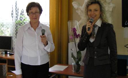 Spotkanie prowadzila Krystyna Hasiak - z lewej