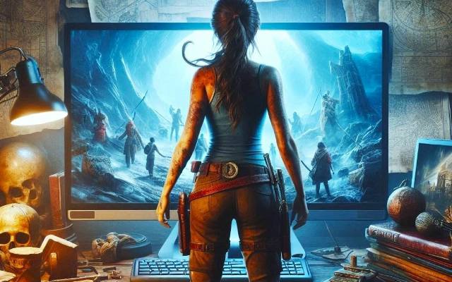 Słynne bohaterki gier w prawdziwym życiu od AI, czyli Lara Croft w klubie, Ciri w pracy, Ellie w szkole i więcej. Jak wypadły?