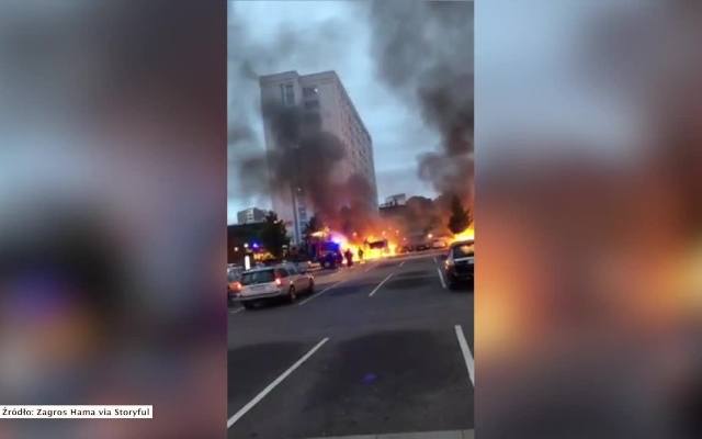 Szwecja: Dziesiątki samochodów spłonęło na parkingach w Goeteborgu. 