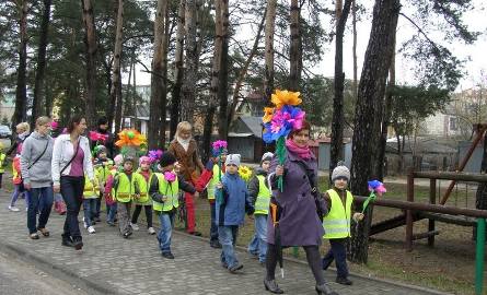 Marsz ekologiczny w Małkini. 