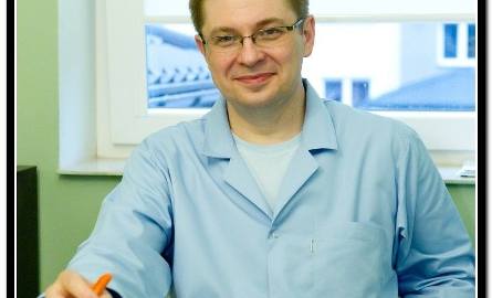 Doktor Paweł Bodzenta, specjalista chirurgii naczyniowej z Centrum Medycznego Plus-Med w Kielcach.