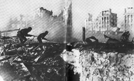 Archiwalne zdjęcie z walk o Stalingrad