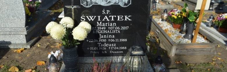 Znani i lubiani, spoczywający na cmentarzach w Żaganiu i Szprotawie. Marian Ryszard Świątek