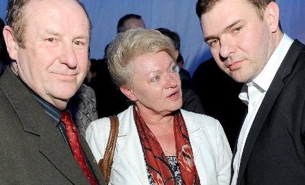 Tomasz Karolak z rodzicami.