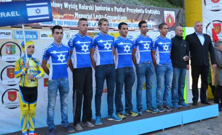 Zawodnik tej drużyny narodowej Izraela miał wypadek na etapie w Chełmży.