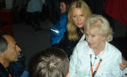 Krystyna Loska tym razem mogła wziąć udział w festiwalu organizowanym przez jej córkę, Grażynę Torbicką