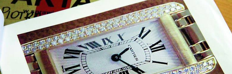 Piotr Osuch inwestował pieniądze m.in. w zegarki - tak luksusowe, że później komornik nie był w stanie ich sprzedać. Na zdjęciu Cartier będący jednym