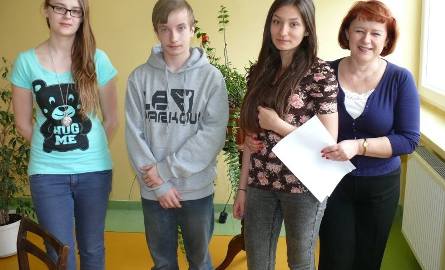 Weronika Dzwonek, Karol Kostecki, Ola Baran – uczniowie, którzy zakwalifikowali się do finału wojewódzkiego Turnieju Innowacyjności i Kreatywności organizowanego