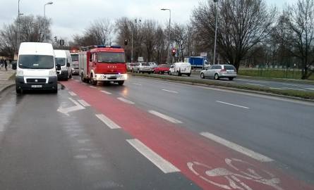 Wypadek na skrzyżowaniu Mireckiego / Wernera w Radomiu.